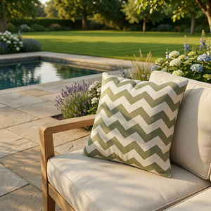 Sage Wave Scatter Cushion