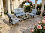 Charlton 2-Seater Sofa Set with 2 Armchairs & Coffee Table