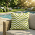 Lime Wave Scatter Cushion