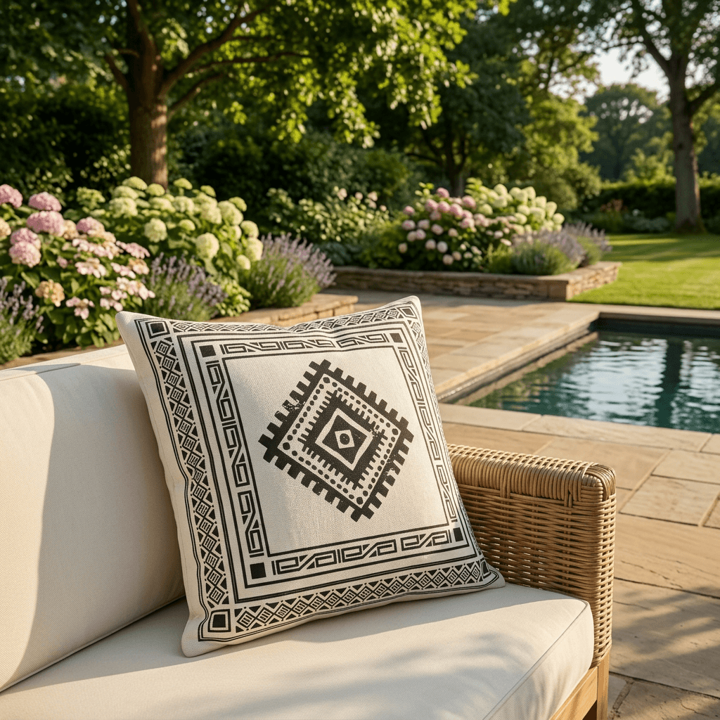 Charcoal Aztec Scatter Cushion