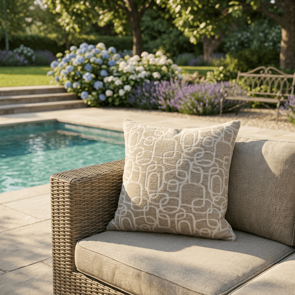 Grey Bubbles Scatter Cushion