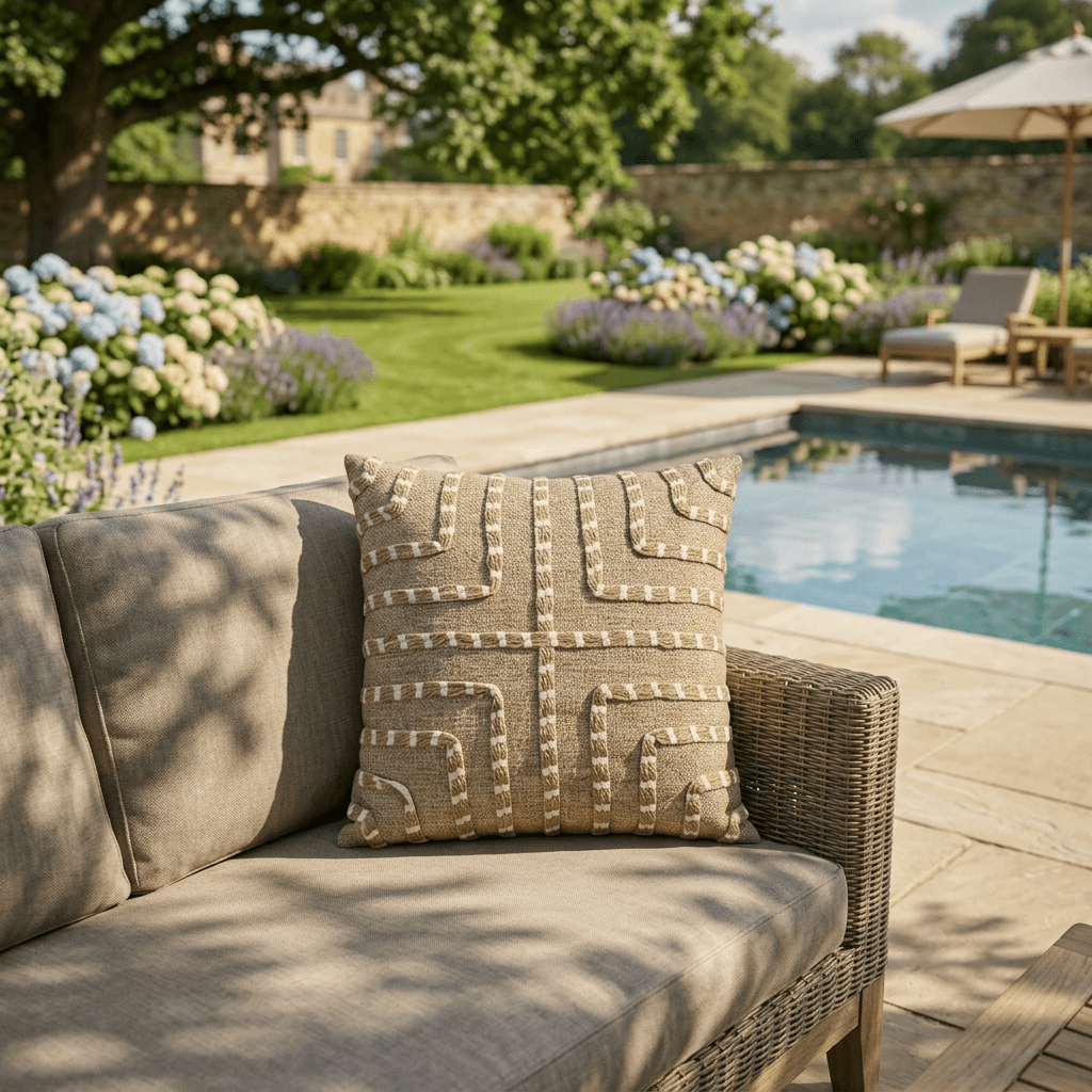 Cross Lace Scatter Cushion