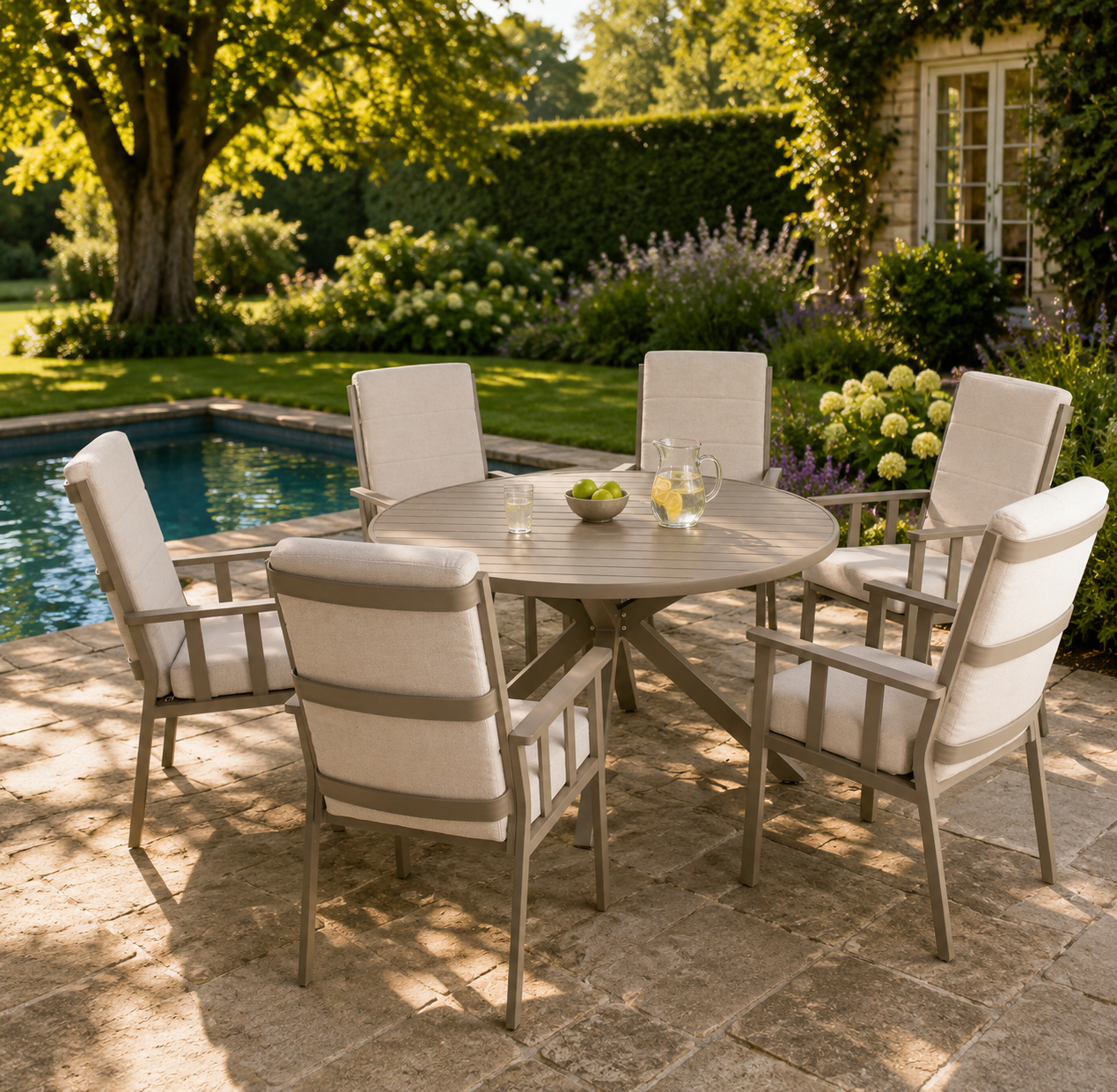 Nevanga 6 Chair Dining Set