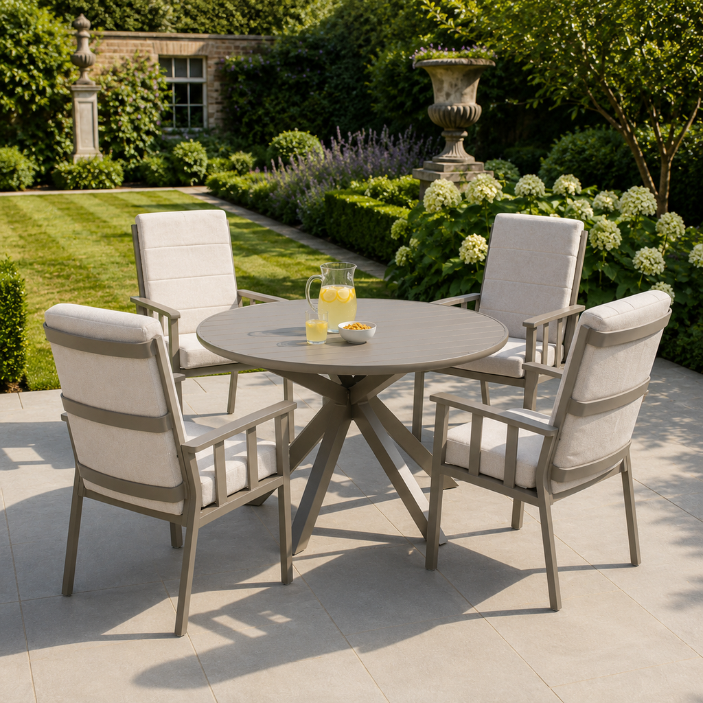 Nevanga Hazel 4 Chair Dining Set