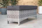 3-Seater Sofa Set with 2 Armchairs, 2 Stools & Standard Table