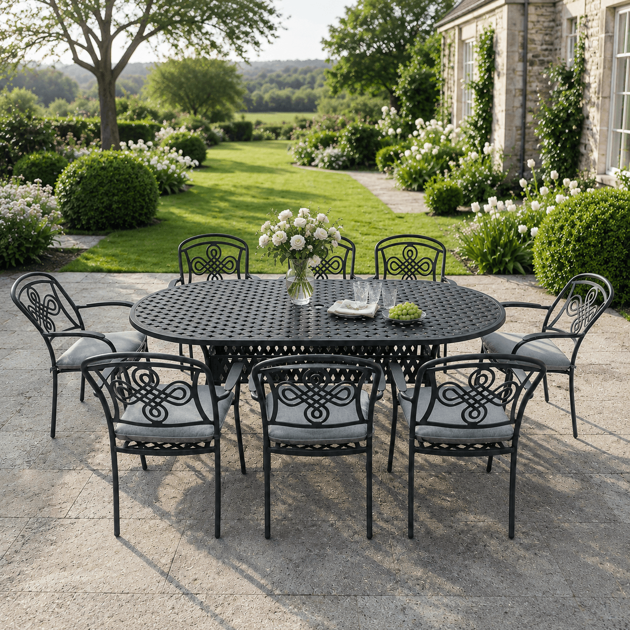 Brinkton 8 Chair Dining Set