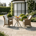 Larca 2 Seat Wingback Bistro Set with Table