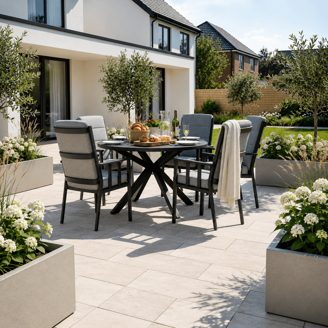 Nevanga Hazel 6 Chair Dining Set