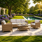 Balancia 3-Seater Sofa Set with 2 Armchairs & Coffee Table