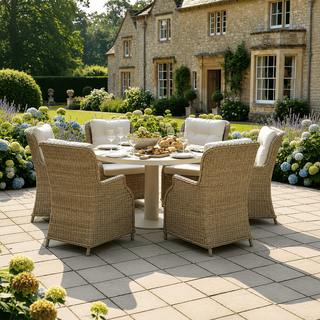 Varoon 6 Chair Wingback Dining Set
