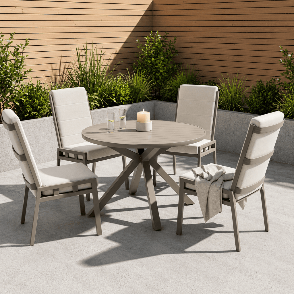 Nevanga Hazel 4 Chair Dining Set