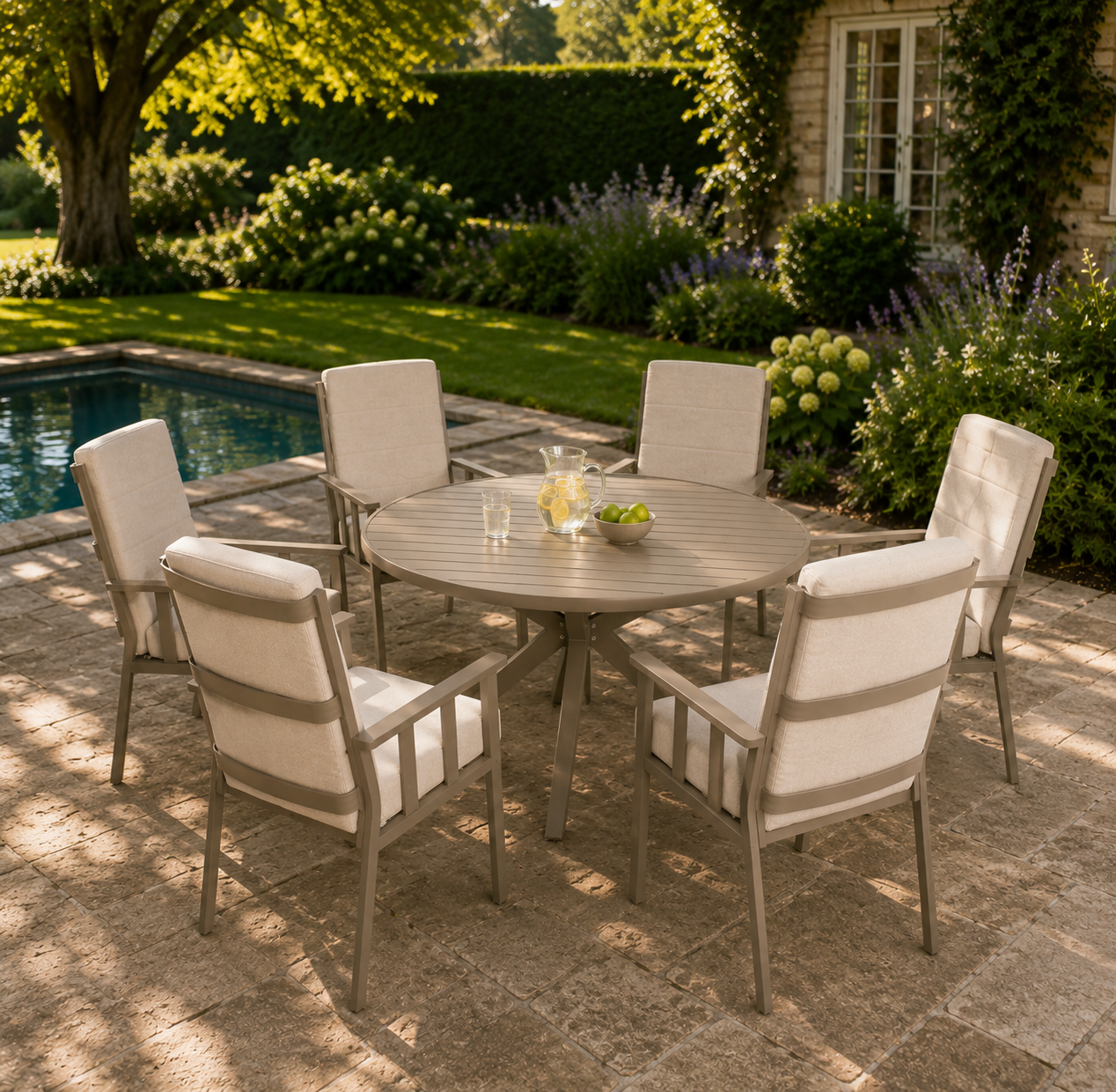 Nevanga 6 Chair Dining Set