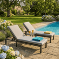 Versice Sunlounger Set with Side Table
