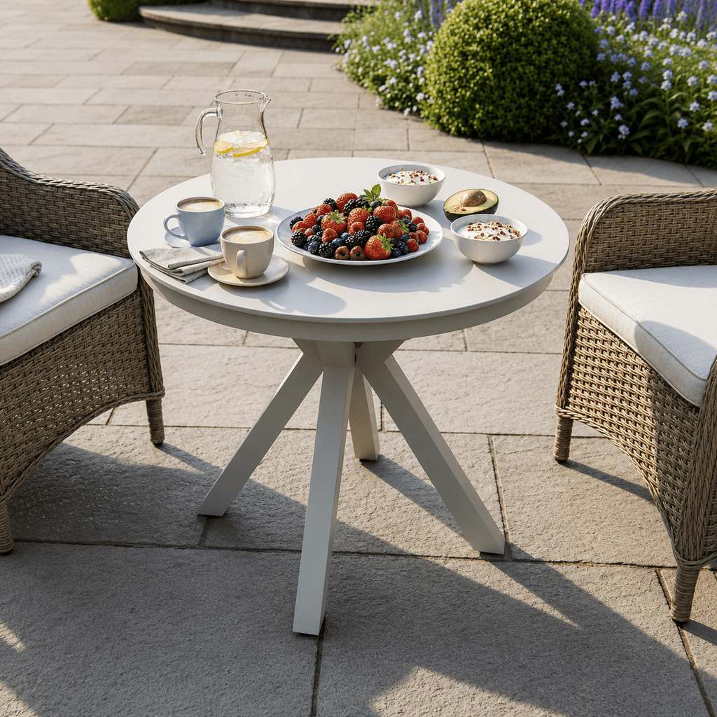 Larca 2 Seat Wingback Bistro Set with Table