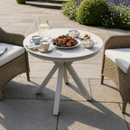 Larca 2 Seat Wingback Bistro Set with Table