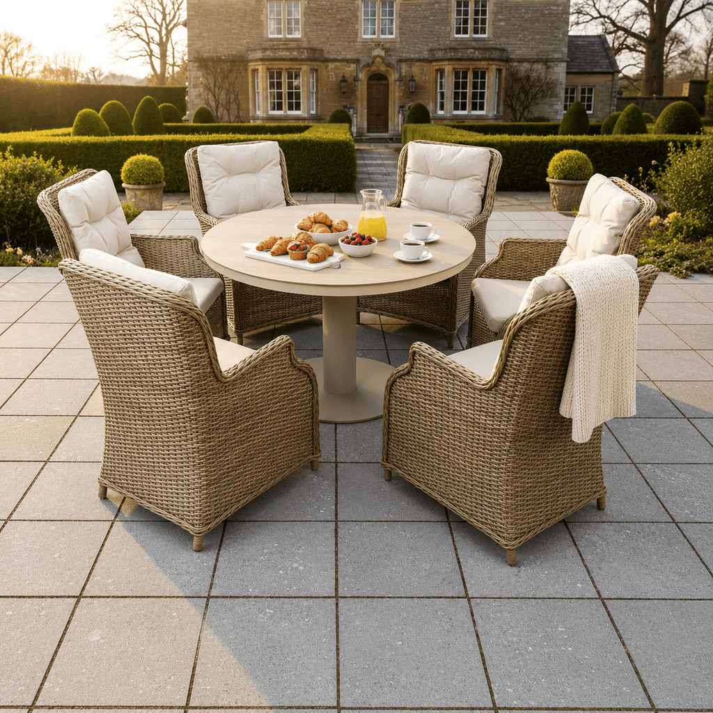 Varoon 6 Chair Wingback Dining Set