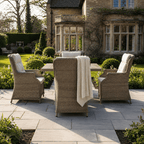 Trueas 4 Chair Wingback Dining Set