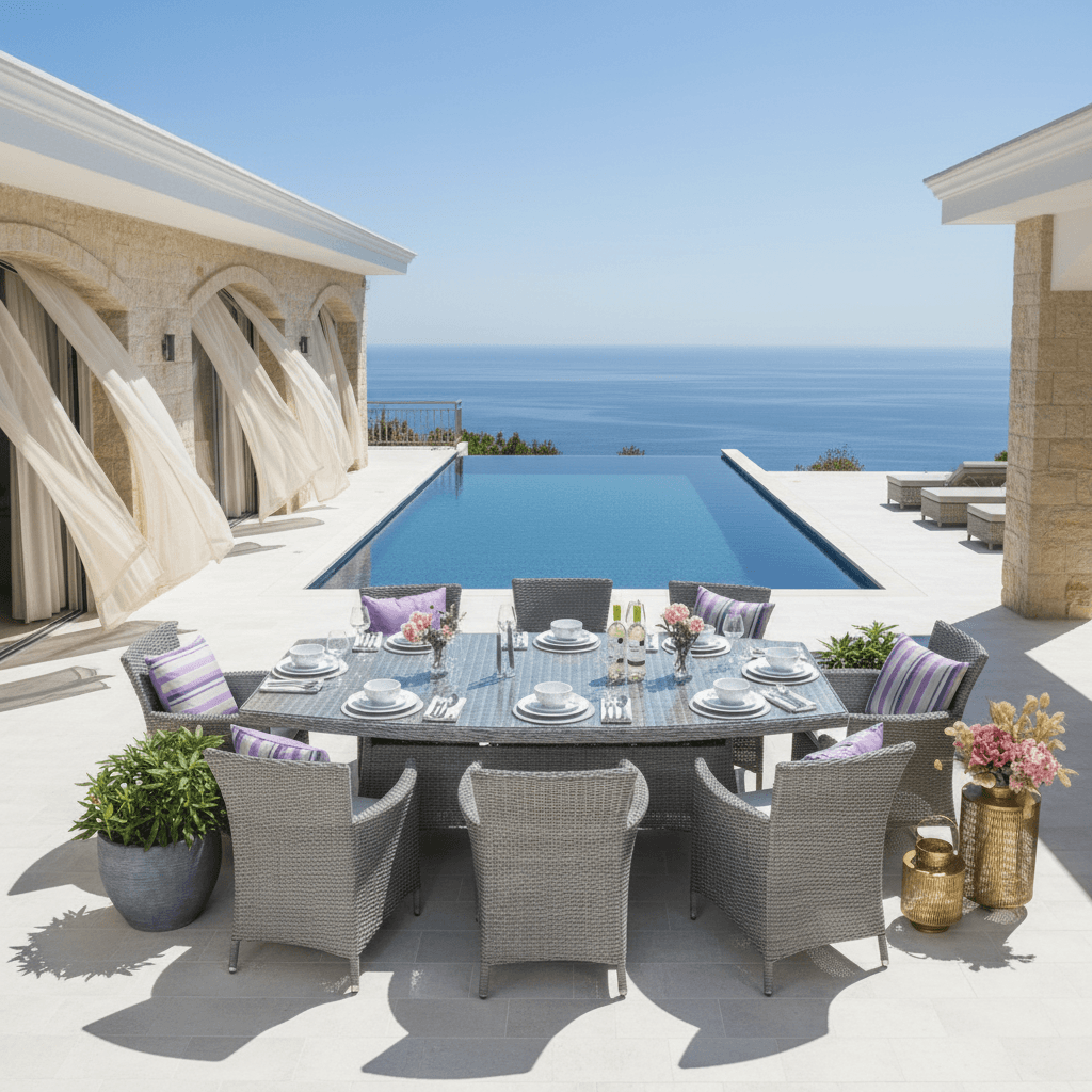 8 Chair Standard Dining Set