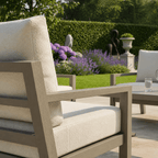 Langous 3-Seater Sofa Set with 2 Armchairs & Piston Height Adjustable Table