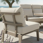 Lomar Reclining L Corner Sofa Set with 2 Stools & Piston Height Adjustable Table