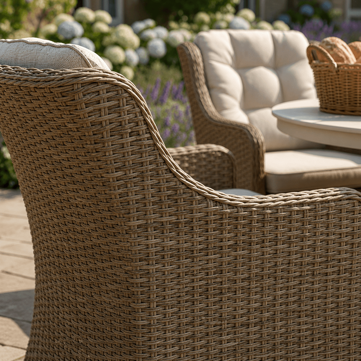Trueas 4 Chair Wingback Dining Set