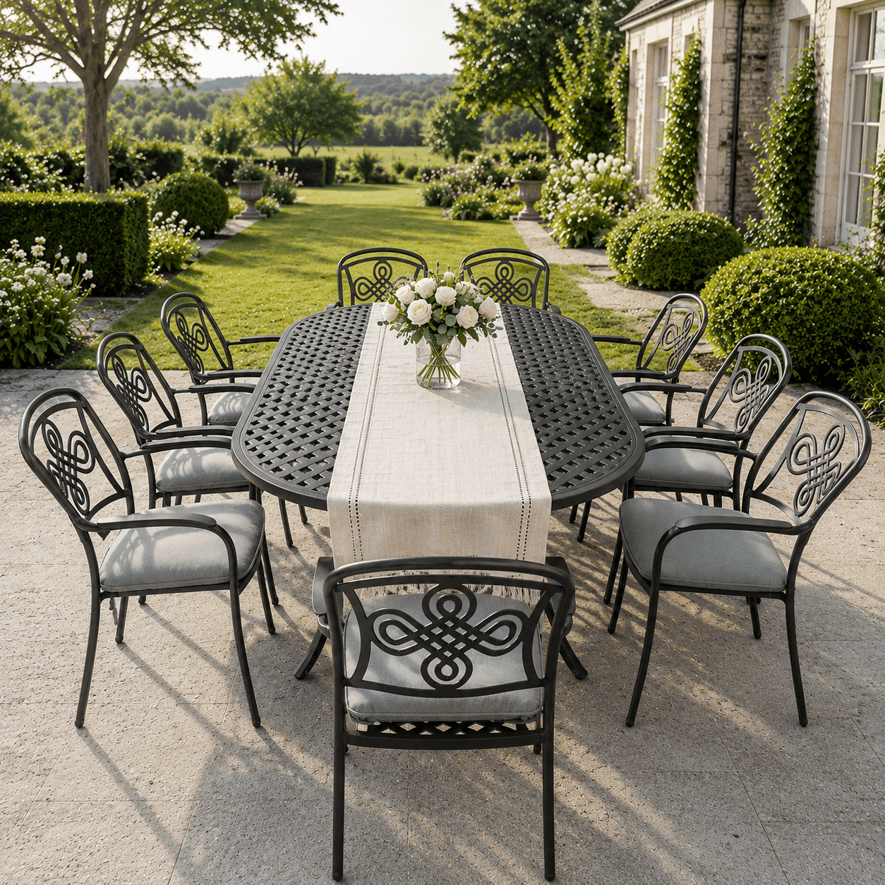 Brinkton 8 Chair Dining Set