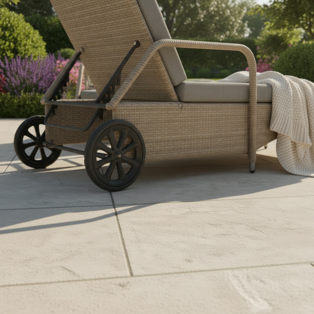 Trueas Sunlounger Set with Side Table