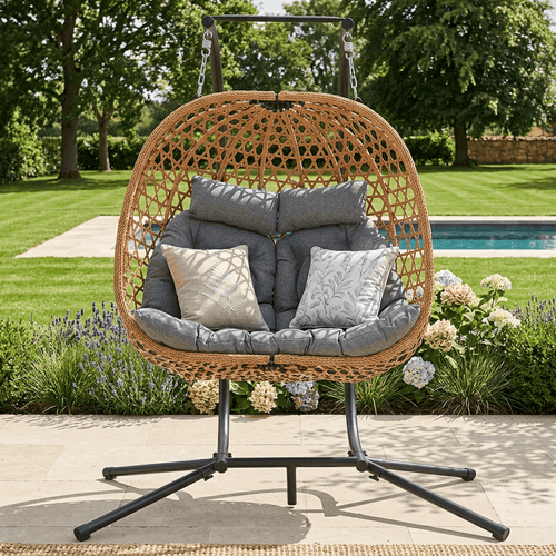 Trueas Hanging Double Egg Chair