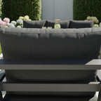 Langous 3-Seater Sofa Set with 2 Armchairs & Piston Height Adjustable Table