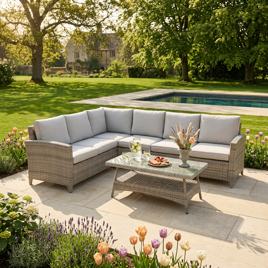 Balancia L Corner Sofa Set with Coffee Table