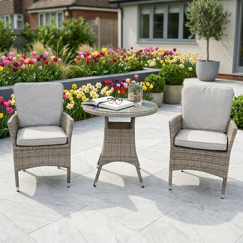 Palermo 2 Seat Bistro Set with Table