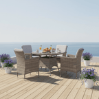 Palermo 4 Chair Dining Set