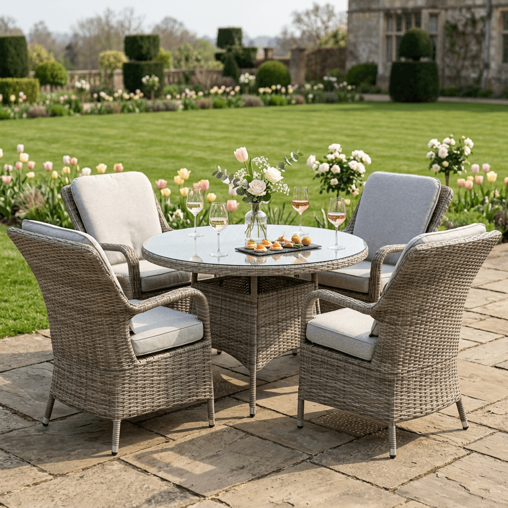 Mexico 4 Chair Dining Set