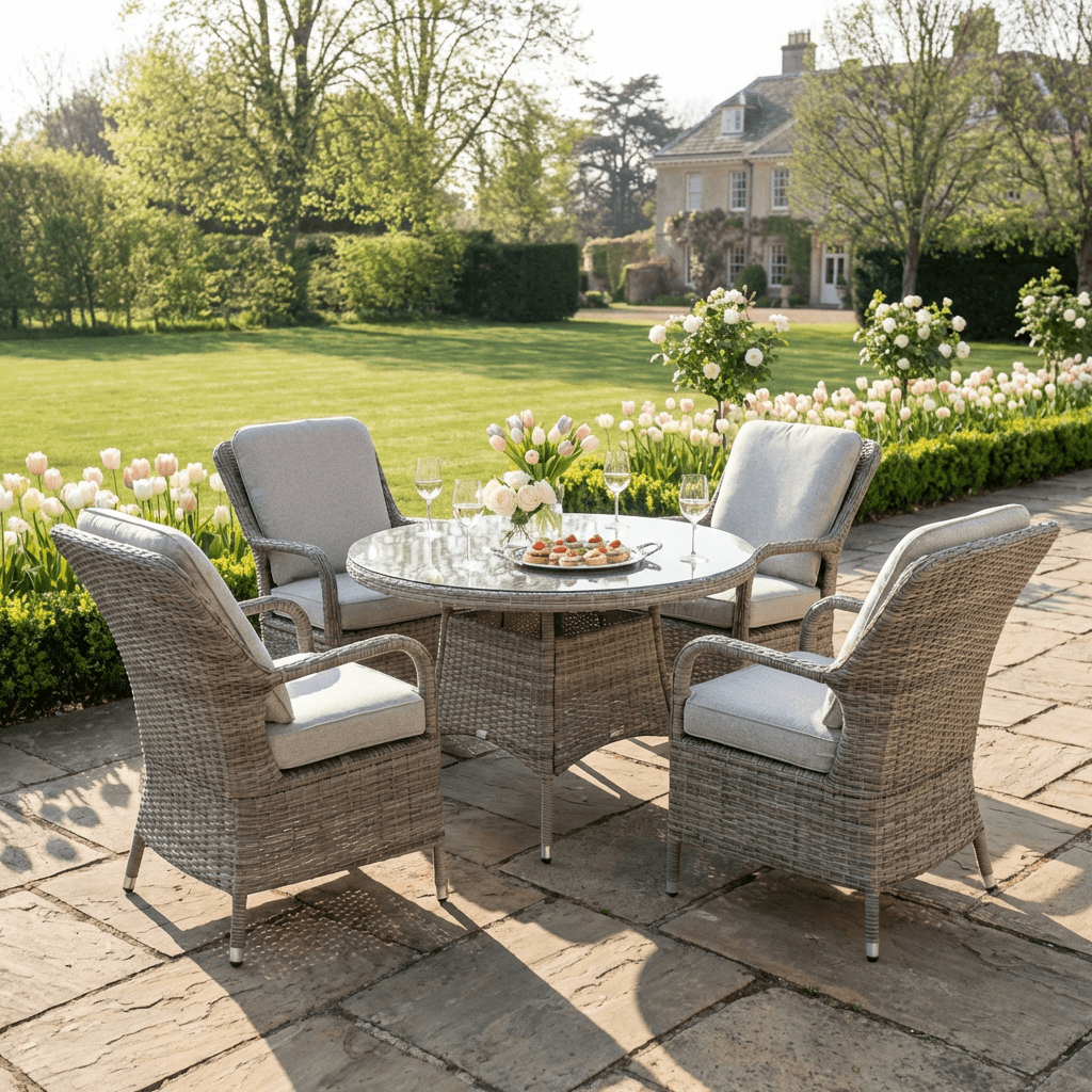Mexico 4 Chair Dining Set