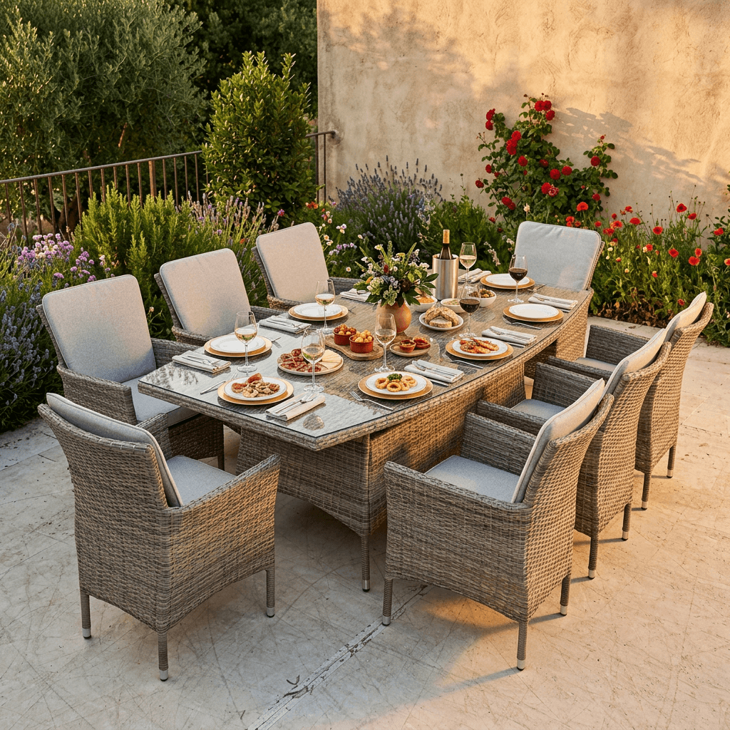 Palermo 8 Chair Dining Set