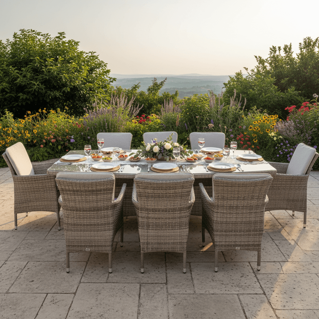 Palermo 8 Chair Dining Set