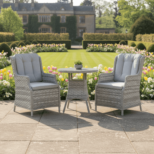 Christo 2 Seat Wingback Bistro Set with Table