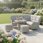 Christo Square Corner Set with 2 Stools & Standard Table