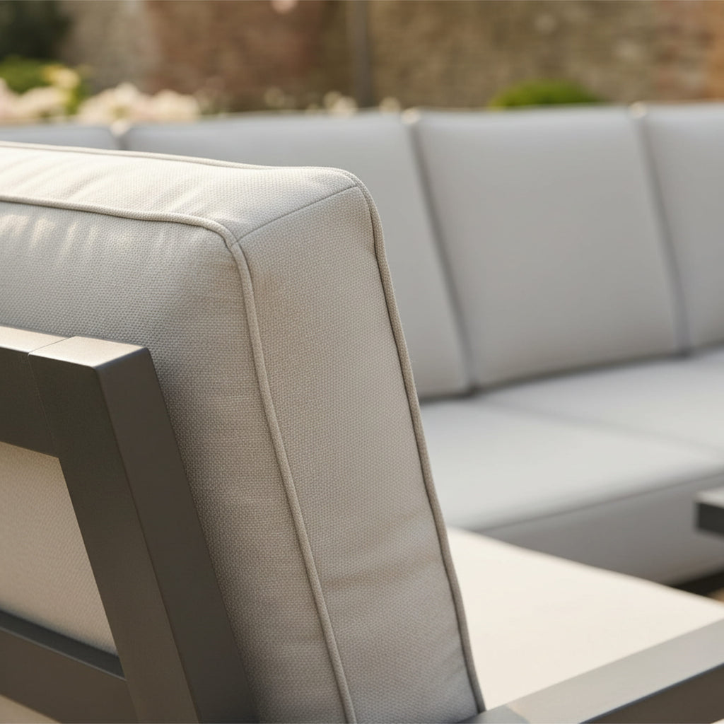 Longton L Corner Sofa Set with 2 Stools & Height Adjustable Table