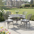 Ashton Armless 4 Chair Dining Set