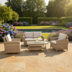 Balancia 2-Seater Sofa Set with 2 Armchairs & Coffee Table