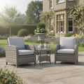 Savana 2 Chair Lounge Bistro Set with Side Table