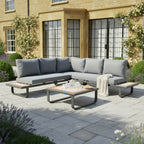 Andalma Square Corner Sofa Set with Coffee Table