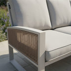 Oakfield 2 Chair Lounge Bistro Set with Side Table
