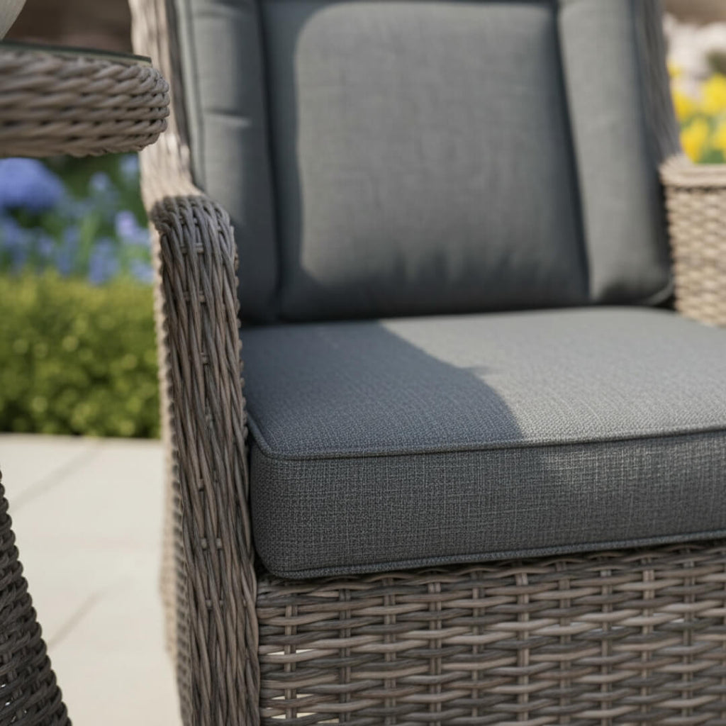 Trueas 2 Seat Wingback Bistro Set with Table