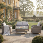 Savana 2-Seater Sofa Set with 2 Armchairs & Coffee Table