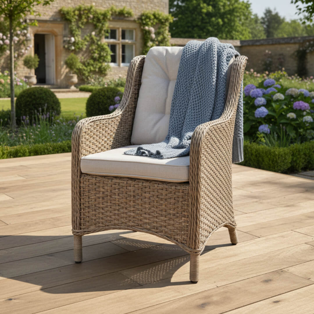 Larca 8 Chair Wingback Dining Set