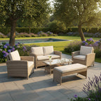 Balancia 2-Seater Sofa Set with 2 Armchairs & Coffee Table