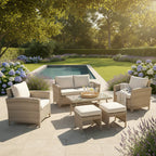Balancia 2-Seater Sofa Set with 2 Armchairs & Coffee Table