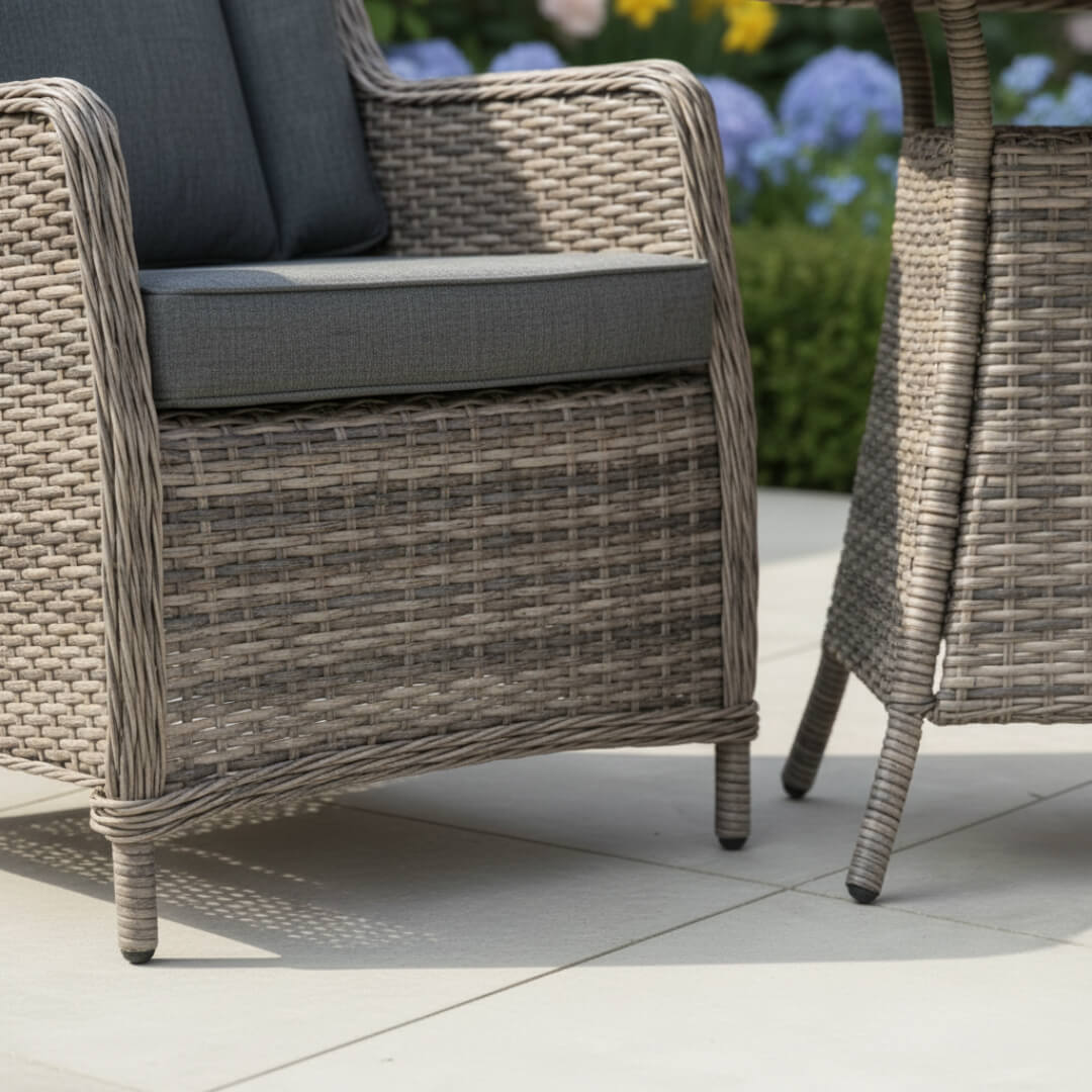 Trueas 2 Seat Wingback Bistro Set with Table